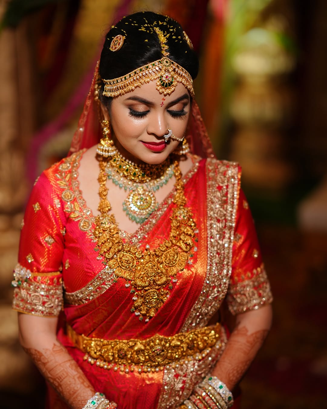 Bridal maggam embroidery