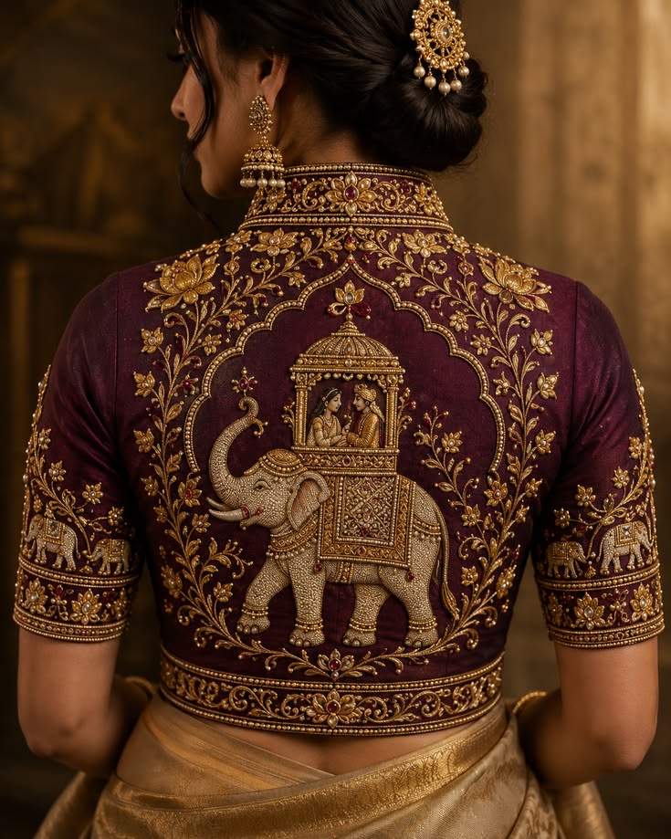 Custom designer blouse